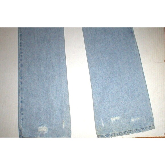 New Womens NWT Designer See by Chloe Jeans 29 Flare Jeans Paris Destroyed Light - Picture 7 of 9